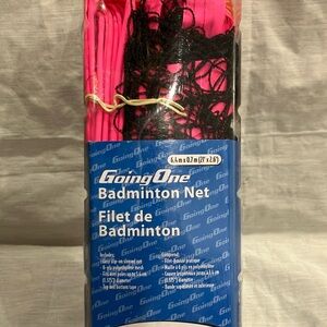 Pink Badminton Net